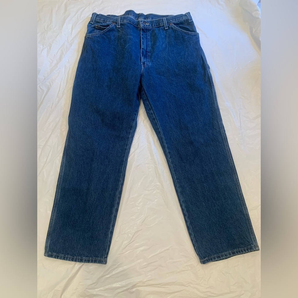 Dickies Relaxed Fit Men's Medium Wash Carpenter Jeans 40x30
